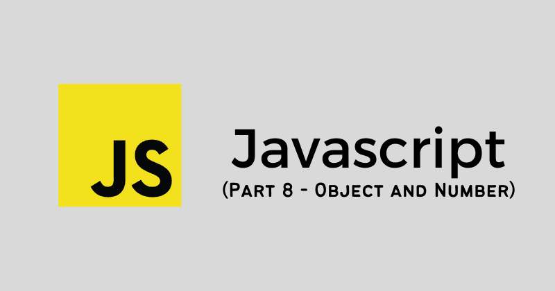 Javascript Object and Number