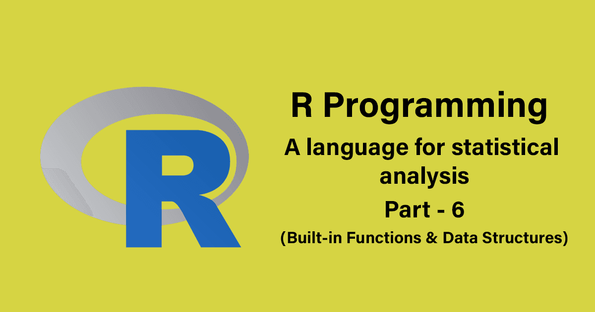 R programming - Built-in Functions