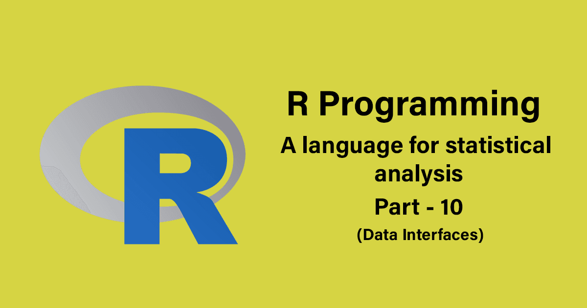R programming - Data interfaces